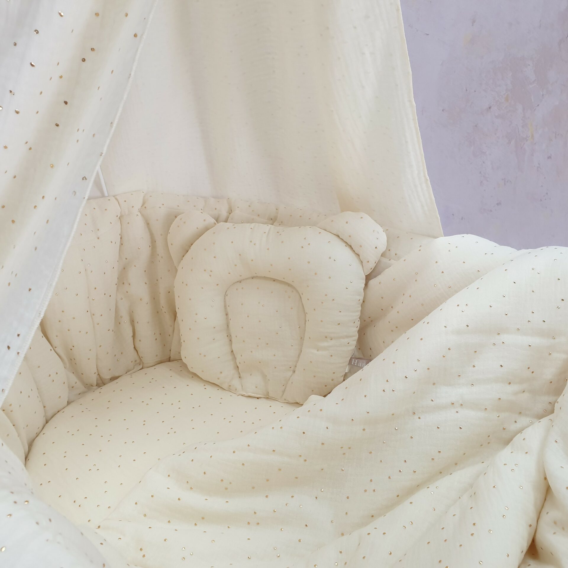 Acheter Ciel de lit mousseline lin Naturel - Cotton&Sweets