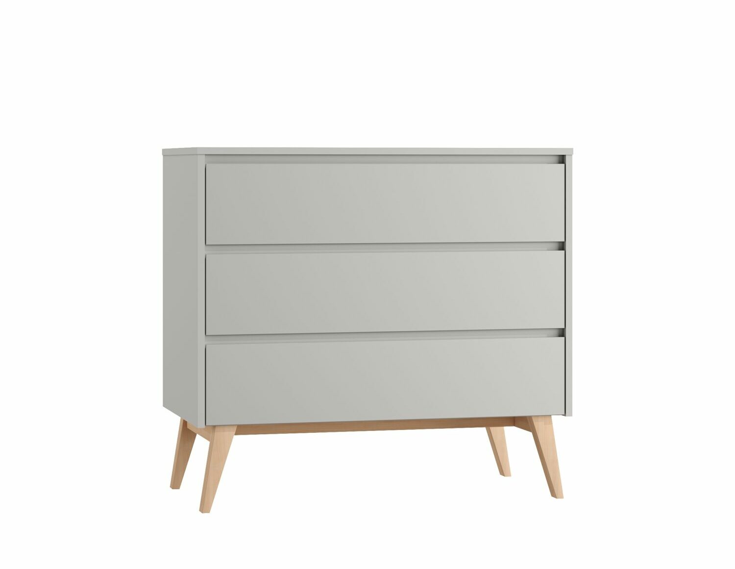 Baby's Paradijs | Swing 3drawer chest grey 1 e1700495669951 Commode - 3 lades - Swing Grey
