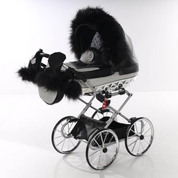 Junama Mini Hand Kraft Glitter Zwart Limited Edition