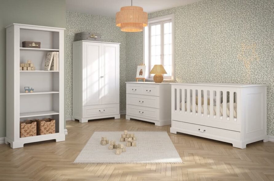 Ines Elegant White XXL babykamer