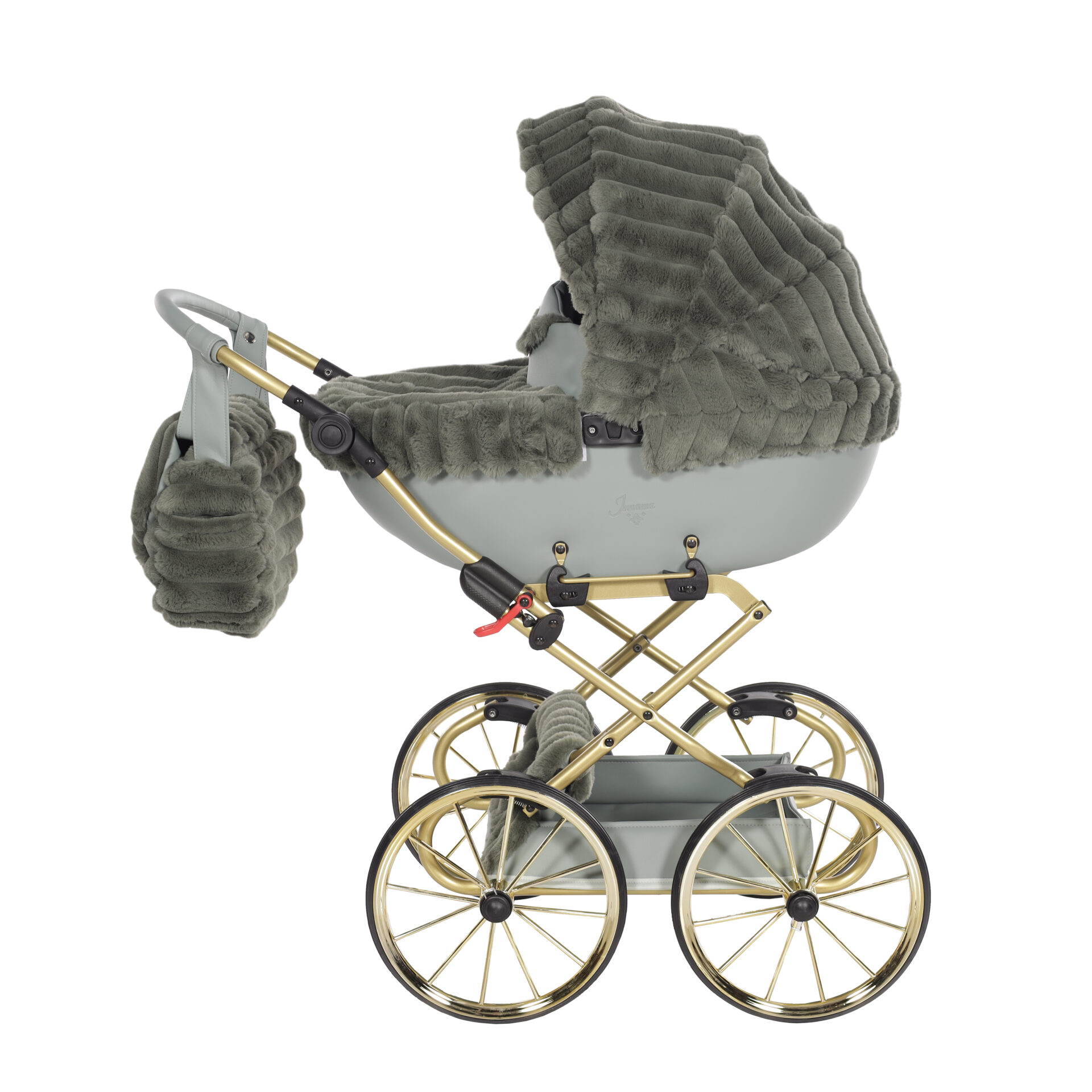 Baby's Paradijs | 2024 11 14 60980 Luxe Poppenwagen Muffy Green - Afbeelding 4