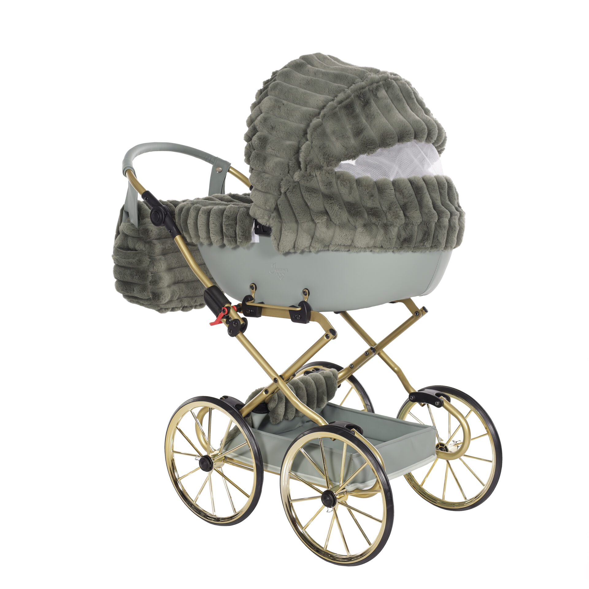 Baby's Paradijs | 2024 11 14 60982 Luxe Poppenwagen Muffy Green - Afbeelding 2