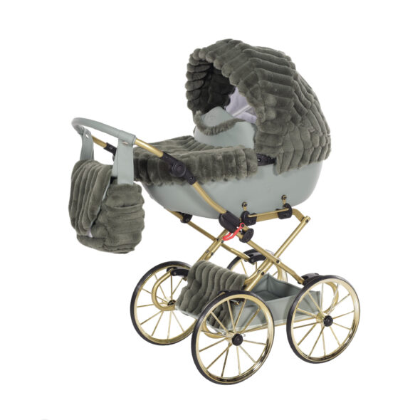 Luxe Poppenwagen Muffy Green