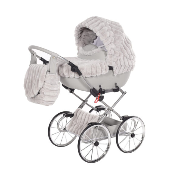 Luxe Poppenwagen Muffy Grey