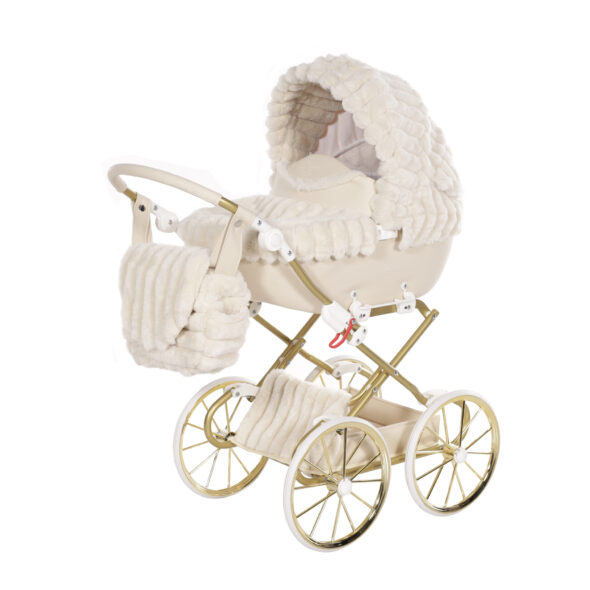 Luxe Poppenwagen Muffy Beige