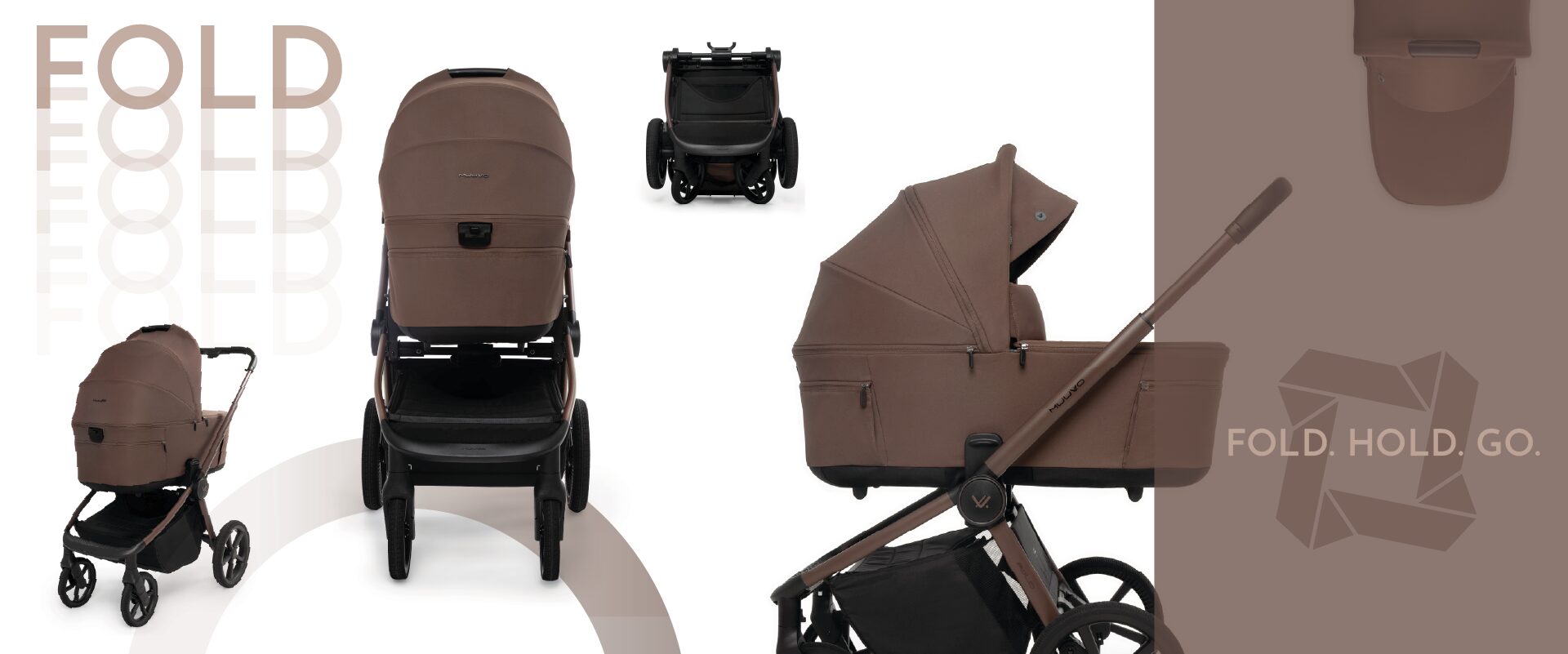 Baby's Paradijs | FOLD GRAFIKI PREMIERA 18 Muuvo Fold Chocolate - Afbeelding 3