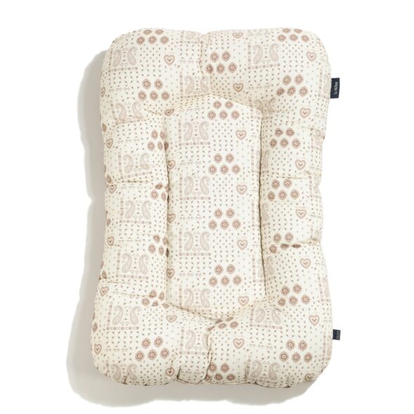 Baby Nest Katoenen Velvet BANDANA CREAM