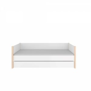 Bed 90 x 200 met Lade - Sneeuwwit - Pinette