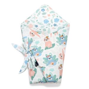 Wikkeldeken Yoga Candy Sloths & Yoga Candy Leaves - La Millou