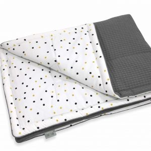 Kocyk 75x100 Cottonwaffel Confetti & powder pink