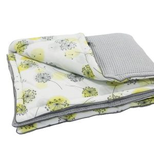 Kocyk 75x100 Cottonwaffel Sunny Day & Grey