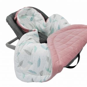 Otulacz do fotelika Velvet Plumes & Powder (1)