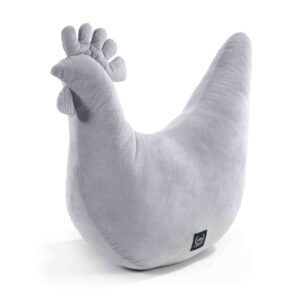 Poduszka Kura Babci Dany Velvet DARK GREY [101076-PILL-HEN-VEL-DKGY] (2)