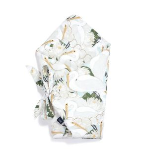 Wikkeldeken - Heron in a Cream Lotus - La Millou